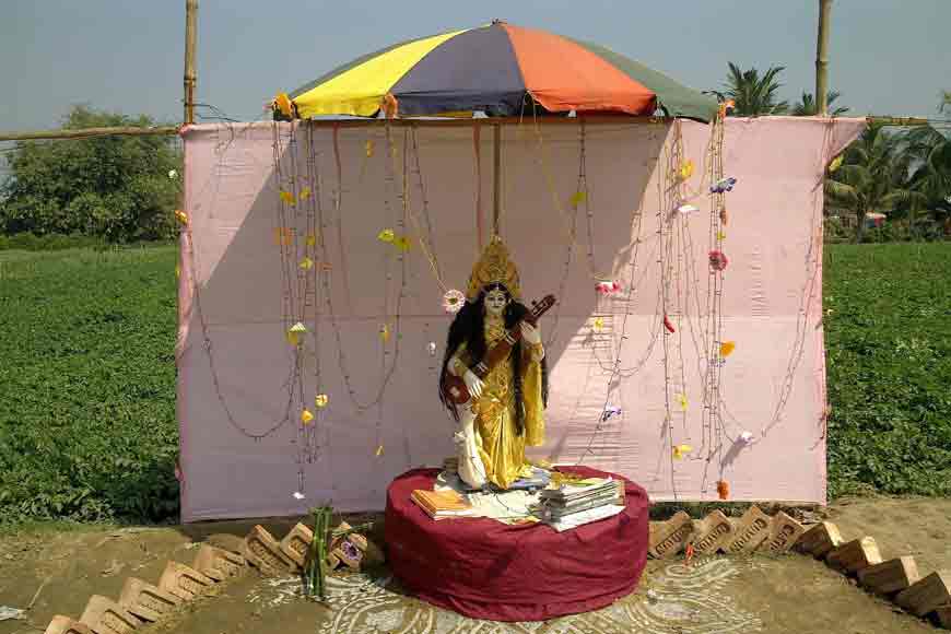 A village Saraswati Puja with a difference